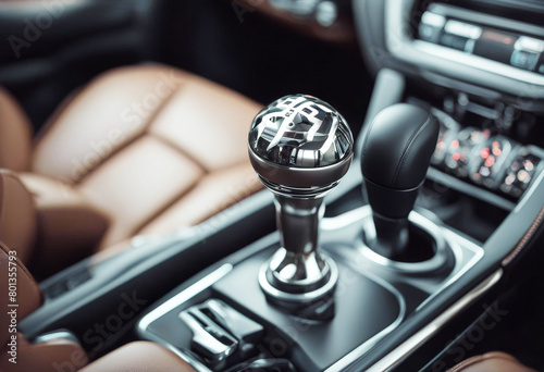 'gear vehicle automatic illustration stick 3d transmission car shifter automobile automotive change drive gearbox gearlever handle interior isometric knob leather lever shift'