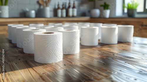 The March of the Rolls: A Line of Many Toilet Papers