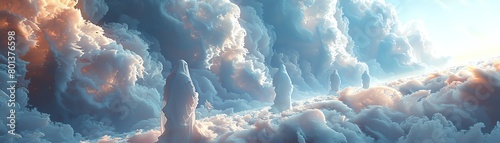 Volumetric clouds rendered with Octane.
