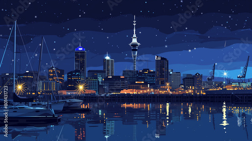 Auckland Harbour Lights