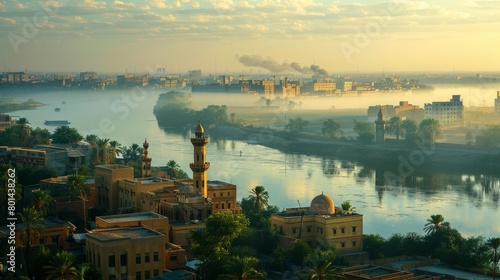 Khartoum Growing Metropolis Skyline