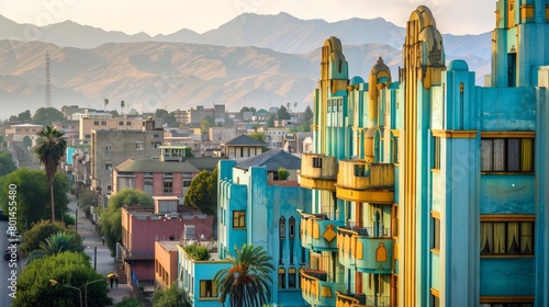 Asmara Art Deco Skyline