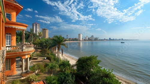 Maputo Oceanfront Skyline