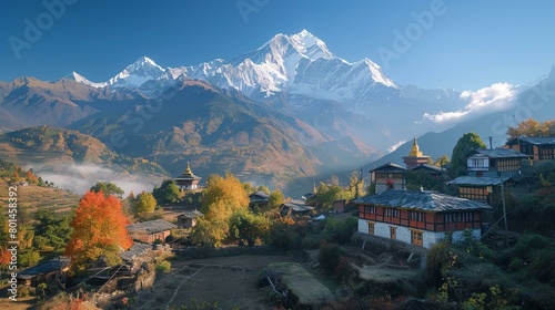 Himalayan Village of Ghandruk, Nepal