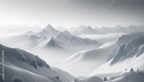 abstract landscape background with white and grey ha