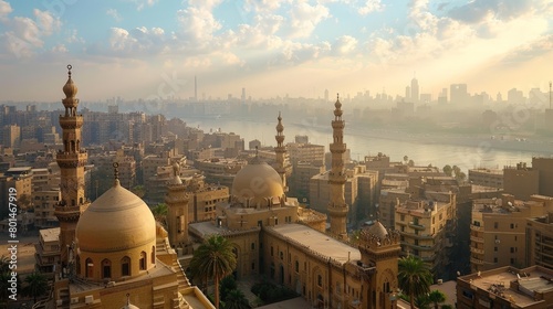 Cairo Ancient Modernity Skyline