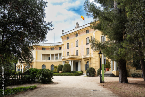 Königlicher Palast von Pedralbes in Barcelona, Spanien