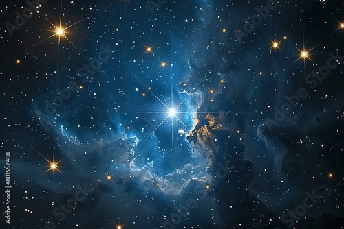 Stunning Starlight in a Vast Cosmic Nebula