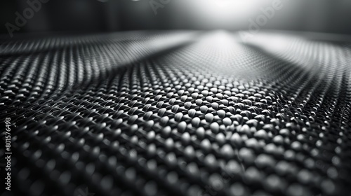 Carbon fiber textured black studio interior. Modern background for mounting products, product placement. Modern background, template, mockup.