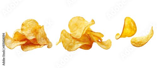 image potato chips with transparent background