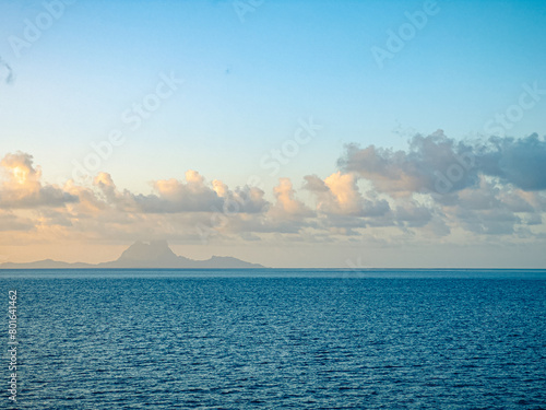 Mount Otemanu in French Polynesia, Bora Bora.