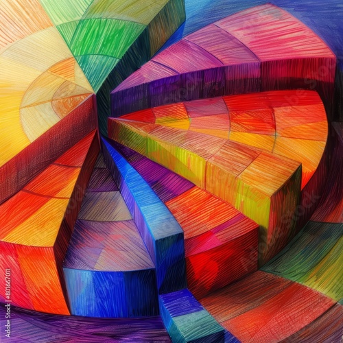Profitability analysis is depicted in a vibrant color pencil art draw, showcasing pie charts and profit margins that glow with potential gains, color pencil art draw concept