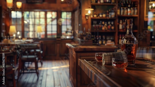 An enchanting image of a whisky tasting room with a cozy, intimate atmosphere, inviting guests to savor and appreciate the spirit.