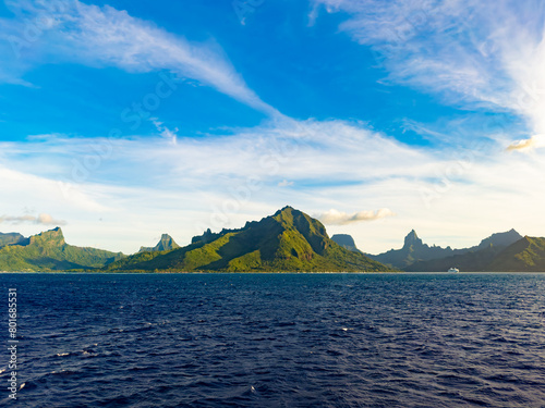 The Island of Moorea Landscape, French Polynesia