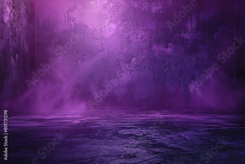 Deep purple abstract background with a large, central copy space, ideal for luxurious product advertisements or artistic event promotions