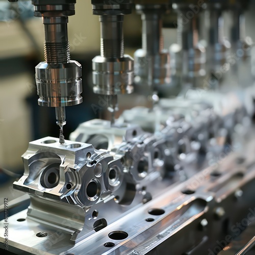car engine head precision machining