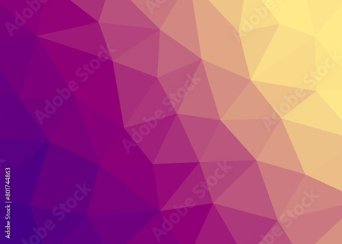 Blank space abstract low poly background with gradient color. Colorful triangular or Polygonal background for wallpaper vector illustration.