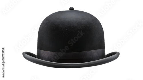 bowler hat isolated on transparent background