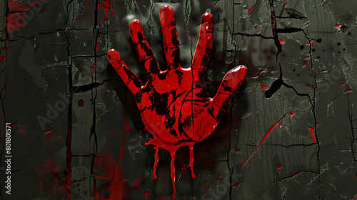 Bloody Hand ,generative ai
