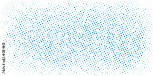 Dot pattern seamless background. Polka dot pattern template Monochrome dotted texture blue dots abstract