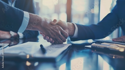 Business negotiation over terms of a joint venture agreement