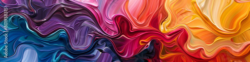 Vivid ribbons of liquid hues twist and turn, creating a whirlwind of color and excitement in their wake.