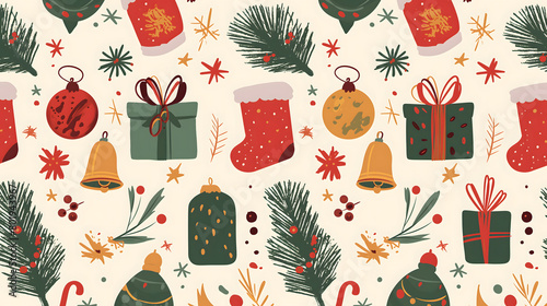 christmas seamless pattern