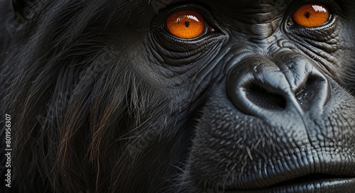 A gorilla with a nose that says quot gorilla quot