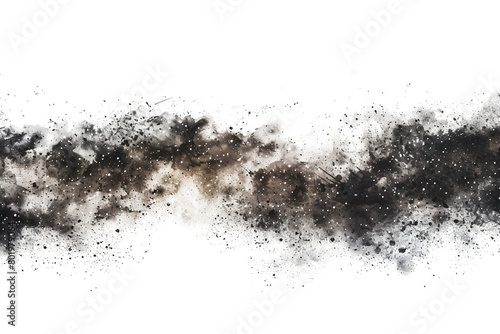 Milky Way Galaxy On Transparent Background.