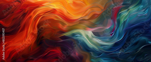 Mesmerizing patterns of color dance and sway, creating an enchanting display of fluid abstraction and vitality.