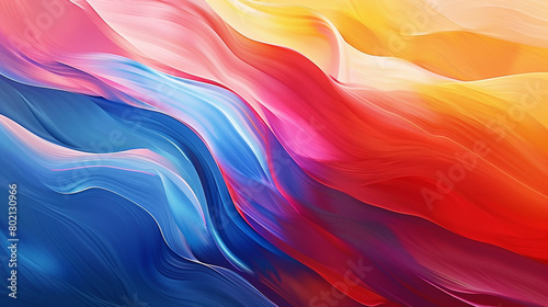Lose yourself in the tranquil beauty of simplicity as vibrant colors flow in a captivating gradient wave.