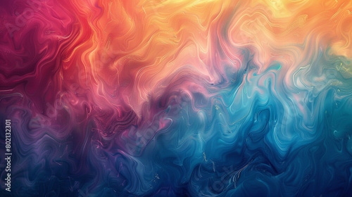 Lose yourself in the hypnotic allure of fluidic motion as vibrant colors come alive in a stunning gradient wave.