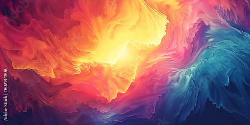 Immerse yourself in the dynamic energy of a sunrise gradient animation, as vibrant hues blend into rich tones, offering an electrifying backdrop for creative expression.