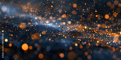 Experience the Colorful sparks with a striking bokeh effect, Vibrant Bokeh Sparks
