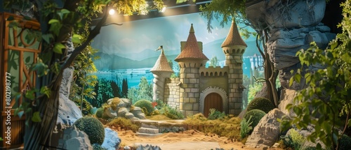 A children s literature festival features a fairytale inspired stage
