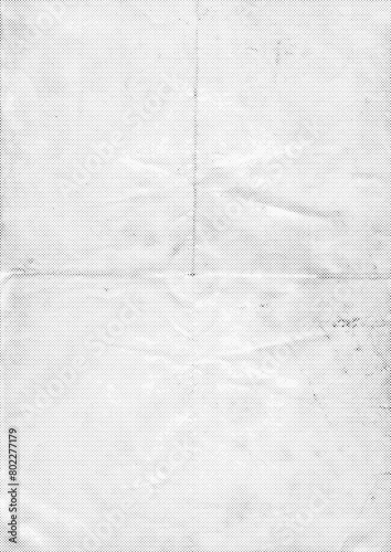 Halftone vintage paper texture with a transparent background