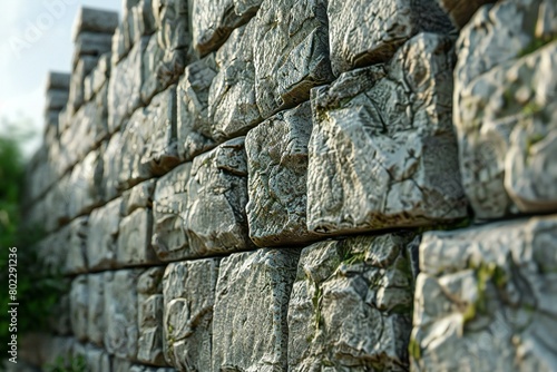 Stone wall of the ancient city of Chersonesos, Sevastopol, Crimea