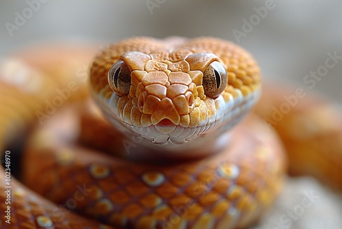 Close-up of a Corn Snake (Ptyas nasuta)