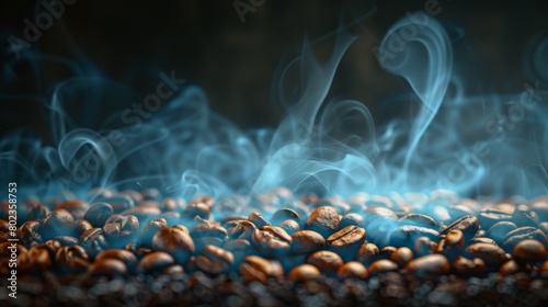 A Scene of Roasted Coffee Beans
