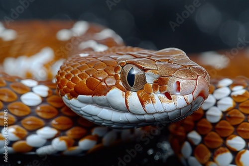 Close-up of a Corn Snake (Tragelaphus)
