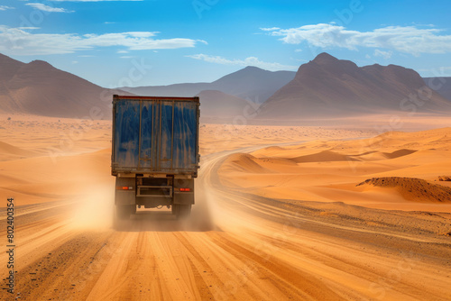 Truck Journey through Algeria's Desert Wilderness