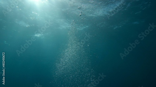 underwater view of a world