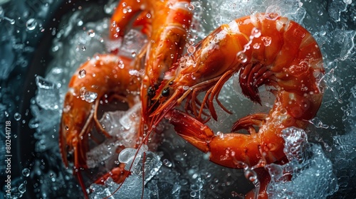 the intricate details and craftsmanship in seafood processing, maintaining naturalness