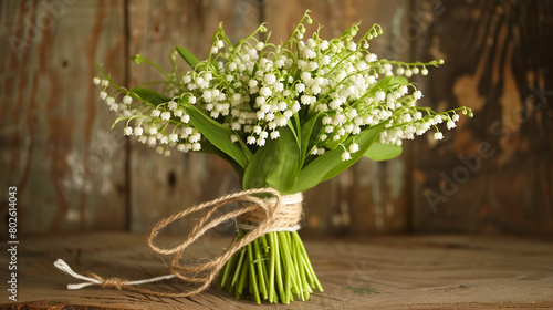 Image of a bouquet of lily of the valley.