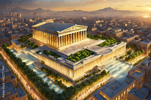 Ancient Greek Parthenon A Modern Complex 2