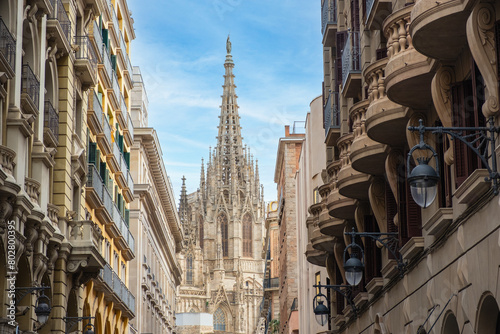 Die Kathedrale von Barcelona, Spanien