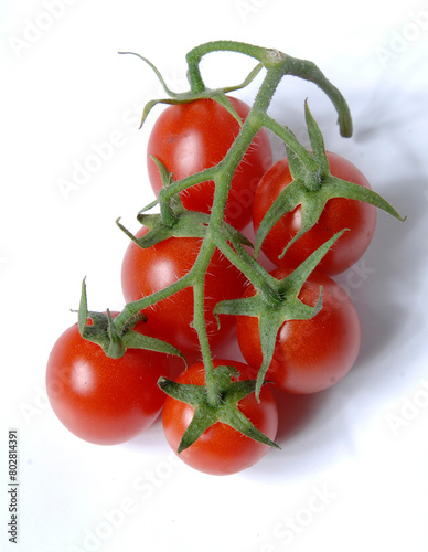 Italy Sicily Pachino tomatoes isolated on white background