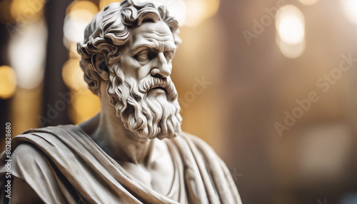 Statue of ancient greek philosopher