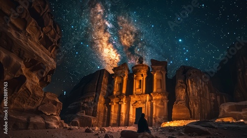 Petra Ruins Night Photography