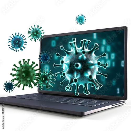 Scientists studying the serious coronavirus virus Pharmaceutical scientific research background AI Generative 
